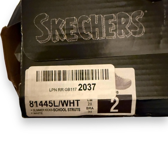 Skechers Kid's Glimmer Kicks School Struts Slip On Hook & Loop Sneakers … - Picture 12 of 12